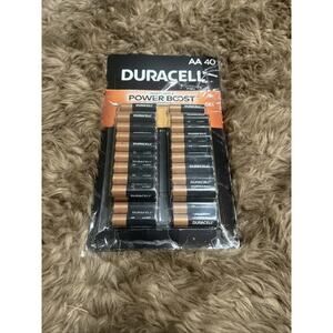 Duracell Power Boost AA Alkaline Batteries (Pack of 40)